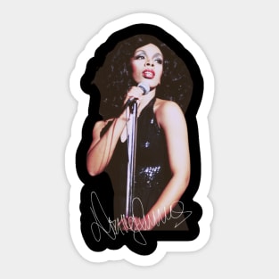 Donna Summer Signature Original Aesthetic Tribute 〶 Sticker